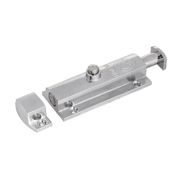 Unique Bargains Window Security Stainless Steel Spring Loaded Automatic Door Bolt 3" Long