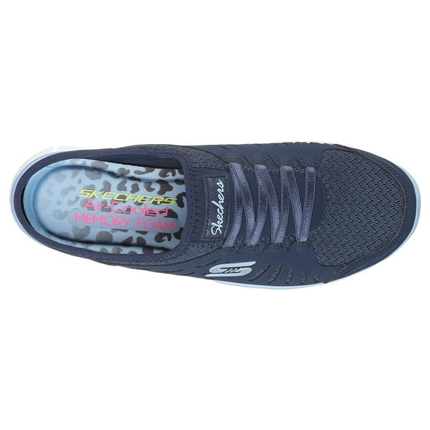 Skechers Sport Women's Gratis No Limits Sneaker,Navy/Light Blue,7 M US - Walmart.com