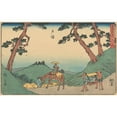 thumbnail image 3 of Andō Hiroshige 24x17 Black Modern Framed Museum Art Print Titled - Totsuka (ca. 1841 --1842), 3 of 5