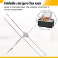thumbnail image 4 of Foldable Cooler Stand Stable Foldable Stand Rack for BBQ Household Travel, 4 of 7