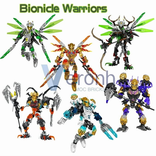 Bionicle Warriors Collection de Figurines d'Action Crâne Blocs de