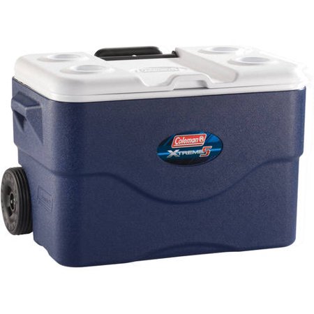 coleman rolling cooler 50 quart