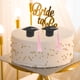 thumbnail image 1 of OULII Topper De Birrete Negro Para Decorar Pasteles Y Postres En Eventos De Graduación, 1 of 6