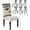Multi Color, variant on Dining Room Chair Covers Set of 6, Retro Coffee Teacup Wood Grain Stretch Kitchen Chair Cover, Text on Black White Plaid Removable Washable Chair Slipcovers for Hotel,Home,Party,Banquet