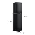 thumbnail image 7 of Yamazaki Home Bathroom Organizer, Black, Steel, No Assembly, 7 of 7