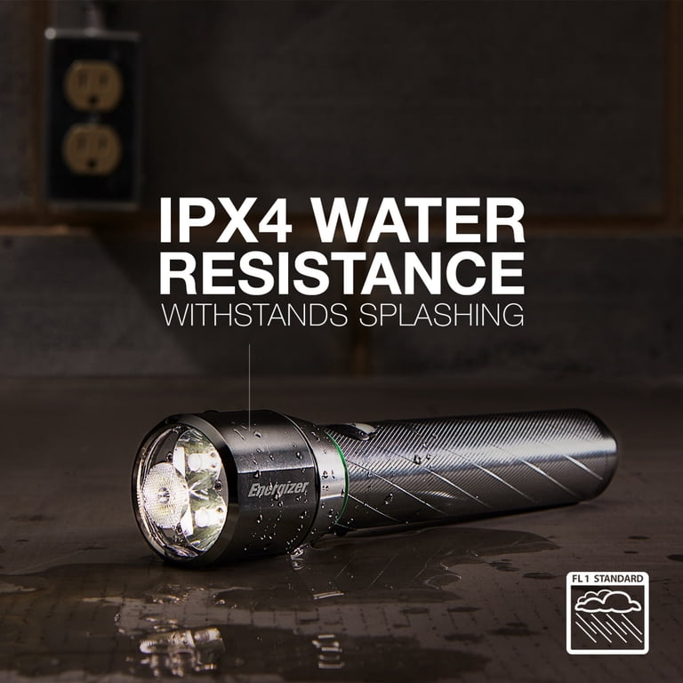 buy energizer rechargeable led flashlight X400 Pen Light, Water Resistant Mini & Flashlight Vision PRO, Ultra Bright 1000+ Lumens, IPX4 Water Resistant, Aircraft-Grade Aluminum LED Light : Tools & Home Improvement it withstands impact resistance up to 1 meter and is IPX4 water resistant Energizer X-400 Pen Light Flashlight