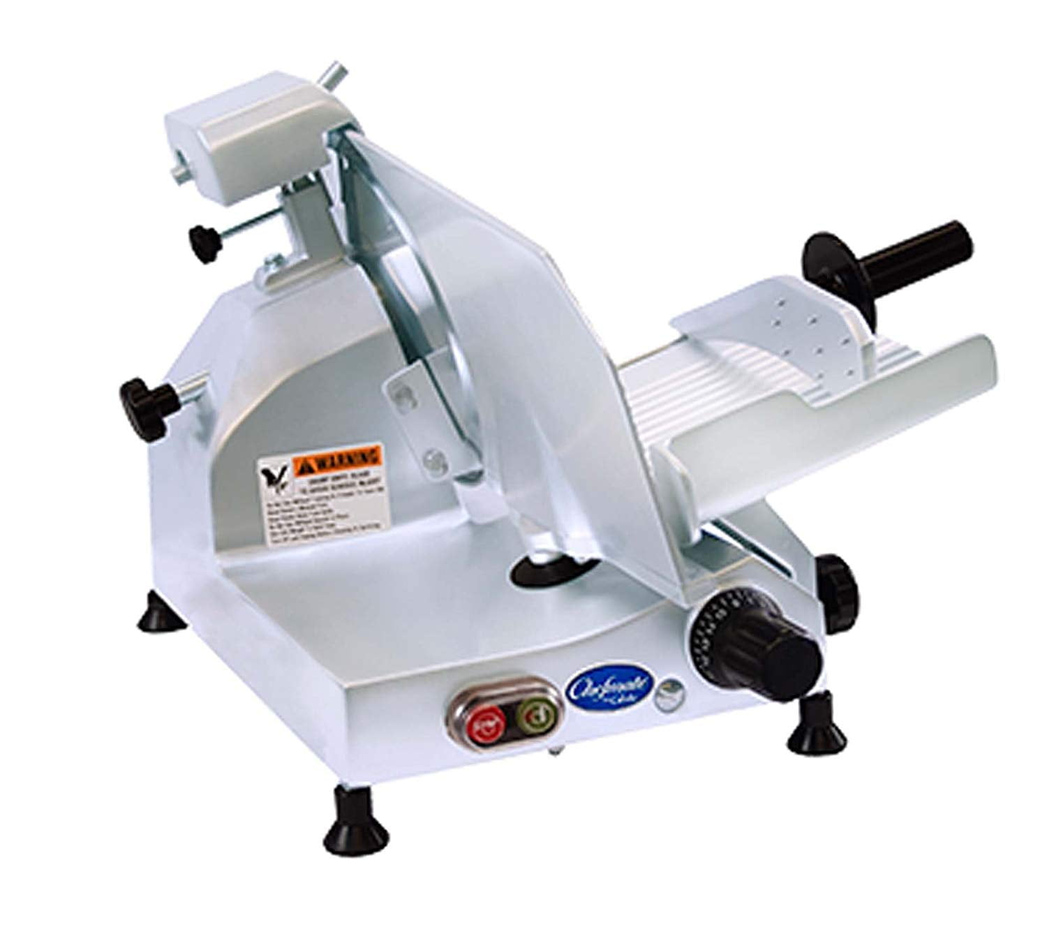 Globe Food C10 Chefmate Aluminum 10" Belt Driven Manual Slicer