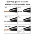 thumbnail image 2 of Orange-black Portable 12V 120W Wet&Dry Vehicle Car Handheld Vacuum Cleaner Mini Car Vacuum Cleaner_Perfect Gift, 2 of 5