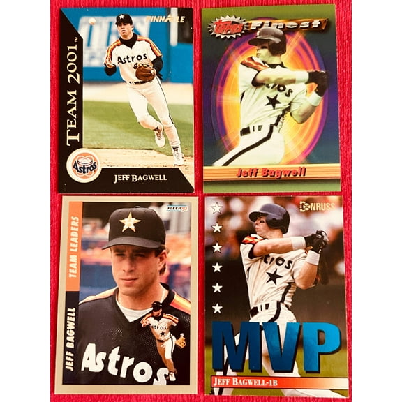 Jeff Bagwell Houston Astros 1993 Fleer Team Leaders insert card