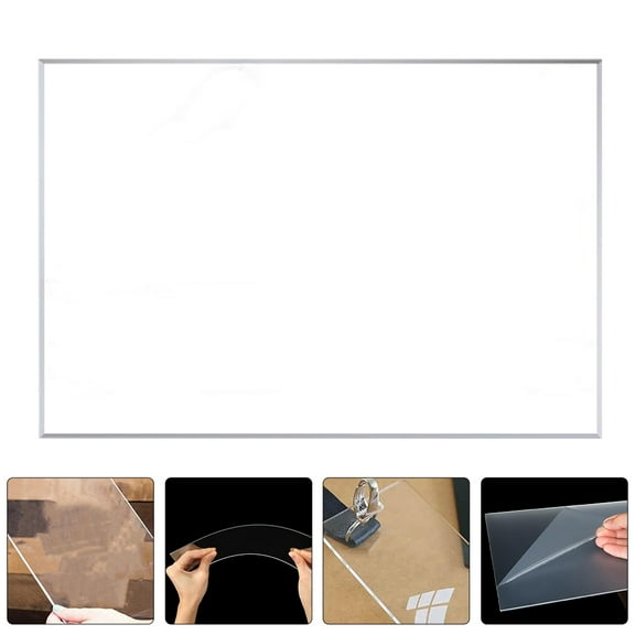 GAXIRE 4-Pack Clear Acrylic Sheets for Picture Frames, Crafts, Art Projects, Photo Display, and Home Decor