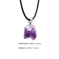thumbnail image 2 of 1pc Améthyste Naturelle Artisanat Pendentif Collier Exquis Améthyste Pendentif, 2 of 8