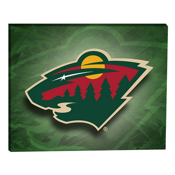 Minnesota Wild 16x20 Canvas Logo