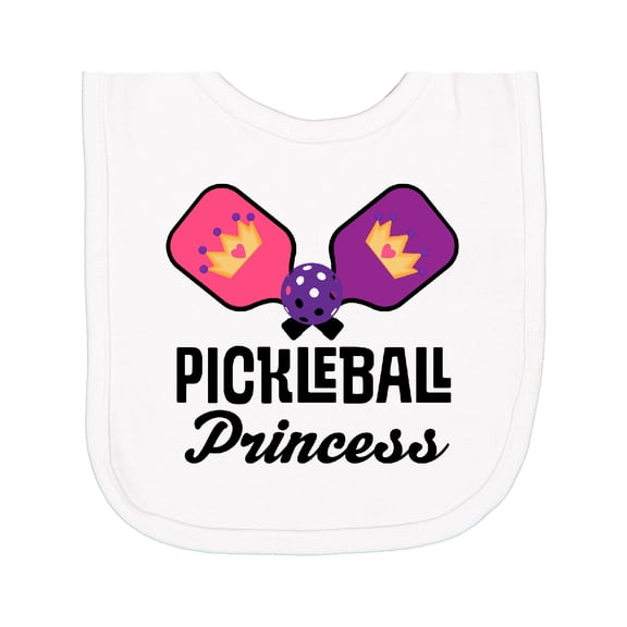 Inktastic Pickleball Princess Newborn Bib