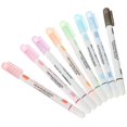 thumbnail image 3 of Curved Line Drawing Pens 8Pcs Durable Plastic Curve Marker Ideal For Coloring Books And Crafts 14X1.5CM Featuring Wave Pattern Creation, 3 of 5