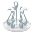 thumbnail image 1 of Soporte giratorio para vasos, soporte para vasos de cisne con escurridor de vasos para beber, soporte giratorio para vasos de cisne, diseño revolucionario, 1 of 8