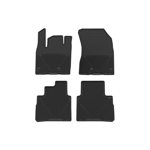 WeatherTech All-Weather Floor Mats compatible with 2021-2022 Nissan Rogue - 1st & 2nd Row, Black