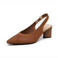 thumbnail image 1 of Sandales Princesses Pointues à Bride Arrière en Tricot pour Femmes et Filles, 1 of 8