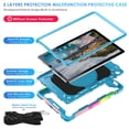 thumbnail image 3 of Funda DETUOSI para Samsung Galaxy Tab A9 Plus 11" 2023 con correa, 3 of 7