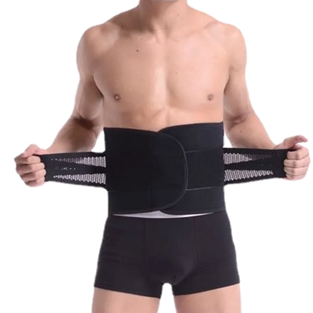 Adjustable Sports Back Brace Support Belt with Memory Brackets for Men Women