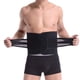 thumbnail image 1 of Soporte para levantamiento de pesas, culturismo, carreras, baloncesto - Faja deportiva ajustable unisex de talla L en color negro, 1 of 8
