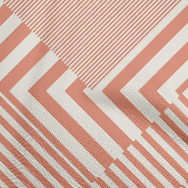 oneOone Polyester Spandex Peach Fabric Sewing Craft Projects Fabric Prints By Yard 56 Inch Wide