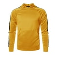 thumbnail image 3 of FashionOutfit Men's Shoulder Panel Track Pull-Over Hoodie Top, 3 of 4