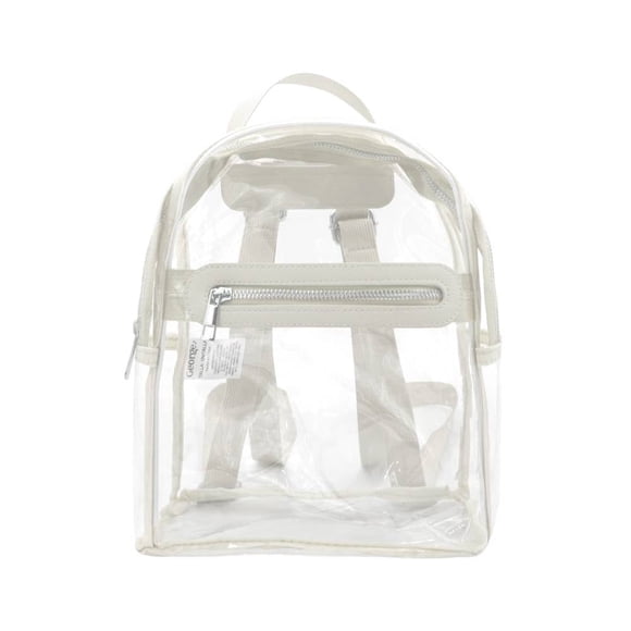 GEORGE G MINI BACKPACK TRANSPARENTE BLANCO