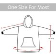 thumbnail image 3 of Manta con capucha para niños, sudadera con capucha de gran tamaño, bata de forro polar supersuave, cálido y cómodo abrigo con capucha, regalos para jugadores, niños, niñas y adolescentes Xemadio LL-2141-1, 3 of 7