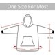 thumbnail image 3 of Manta con capucha para niños, sudadera con capucha de gran tamaño, bata de forro polar supersuave, cálido y cómodo abrigo con capucha, regalos para jugadores, niños, niñas y adolescentes Ormromra LL-2141-1, 3 of 7