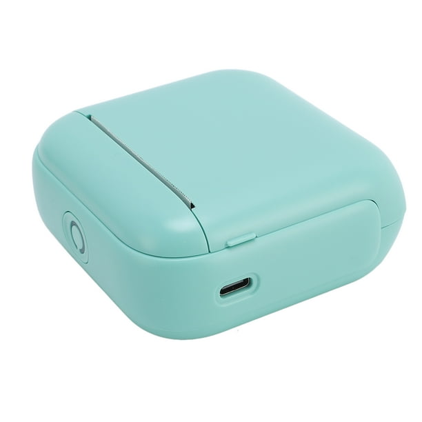 Mini Impresora Térmica, Impresora De Pegatinas Sin Tinta 203dpi, Impresora De Teléfono De Bolsillo Con 1 Rollos De Papel, Impresora Fotográfica Portátil Para