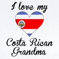 thumbnail image 2 of CafePress - I Love My Costa Rican Grandma Body Suit - Baby Light Bodysuit, Size Newborn - 24 Months, 2 of 4