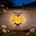 thumbnail image 3 of Metal Owl Solar Lights Outdoor Decor, Gardens Light, Garden Decorative Stake, Whimsical Gardening Gifts for Women Mom, Outdoor Lights for Yard Patio Decor, 3 of 8