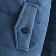 thumbnail image 7 of IROINNID Fleece Jacket for Women Winter Warm Fleece Thicken Coat Versatile Long Sleeve Hooded Plush Thermal Zipper Jacket,Blue, 7 of 7