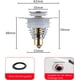 thumbnail image 2 of Tapón de fregadero de acero inoxidable de 3 piezas Ø 34-38 mm, tapón de fregadero emergente universal con 2 juntas de silicona, filtro de drenaje con tamiz antiobstrucción, para tapón de baño de lavabo de encimera TUNC Sencillez, 2 of 5