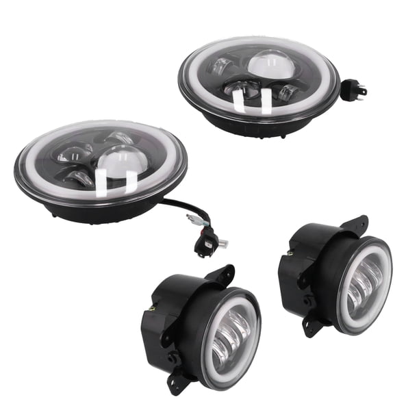 Faros antiniebla, faros LED Halo, faros antiniebla impermeables, faros antiniebla creados con maestría