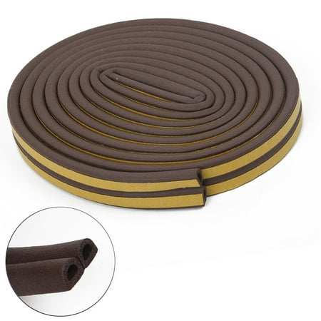 

5M P Type Foam Weather Draught Excluder Self Adhesive Casement Door Seal Strip