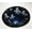 #A, variant on 3D Optical Illusion Round Halloween Rug, Vortex Hole Visual Effect Floor Mat, 39.37" Spooky Mysterious Design Round Mat