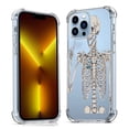 thumbnail image 1 of Rock Skull Clear Case for iPhone 13 Pro Max,Aesthetic Art Design Case for Men Women,Unique Soft Transparent TPU Bumper Case Cover, 1 of 5