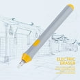 thumbnail image 3 of Electric Battery Operated Automatic Pencil Eraser, Plastic 10pcs 2.3mm Eraser Refills Perfect Stationery for Art Students, 3 of 7