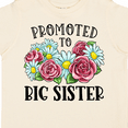 thumbnail image 4 of Inktastic Promoted to Big Sister with Flowers Girls Toddler T-Shirt, 4 of 5