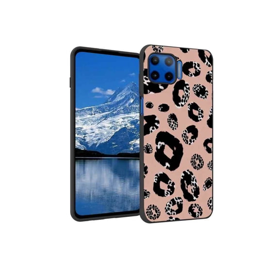 Compatible with Moto G 5G Plus Phone Case, Leopard-Print-69 Case Men Women, Flexible Silicone Shockproof Case for Moto G 5G Plus