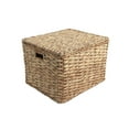 thumbnail image 6 of Eden Grace Set of 4 Hand-Woven Wicker Storage Trunks with Twisted Weave and Iron Frame, 6 of 7