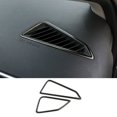 thumbnail image 3 of Cubierta de salida de ventilación de acero inoxidable para salpicadero de coche, accesorios híbridos para Toyota Corolla E210 2019 2020 2021 2022 2023 2024, 3 of 5