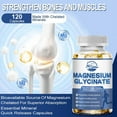 thumbnail image 2 of LN Magnesium Glycinate Capsules 1330mg Bone and Muscle Health Supplement Non-GMO 120 Vegan Capsules, 2 of 6
