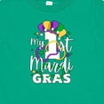 thumbnail image 4 of Inktastic My First Mardi Gras with Jester Hat and Beads Boys or Girls Baby T-Shirt, 4 of 5