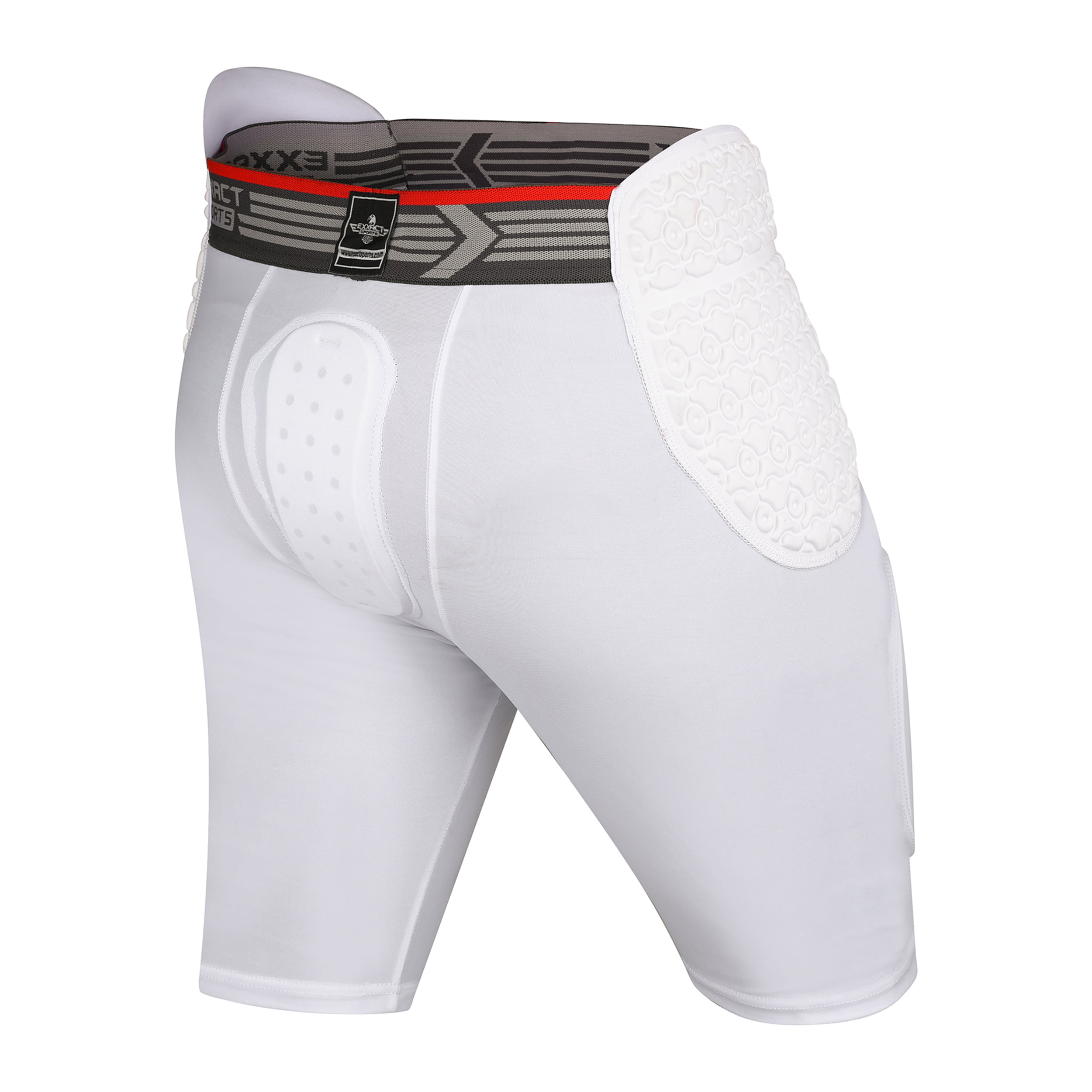 Exxact Sports 'Rebel' 5-Pad Adult Football Girdle w/Integrated Hip