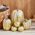 thumbnail image 3 of 7Pcs Halloween Simulation Pumpkin, Model Artificial Craft Fall Harvest Decoration, Holiday Home Party Decor Favors, 3 of 7