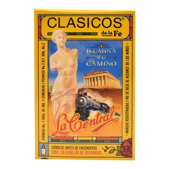 Cerillos Clásicos 10 cajitas con 50 pzas c/u