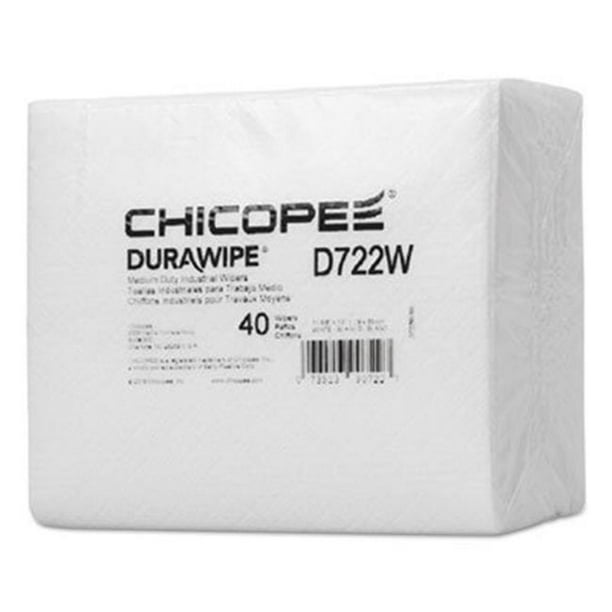 CHI D722W Essuie-Glaces Industriels à Usage Moyen - Blanc&44; 960 par Caisse