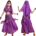 thumbnail image 1 of PUYAHG Tenues pour Filles Ensemble de Tenues pour Filles Performance Extérieure Tissu Élastique Confortable Vêtements de Fête Danse Réguliers 7-10 Ans, 1 of 5
